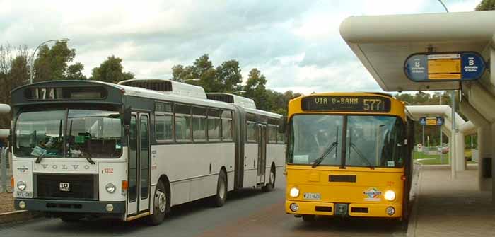 Adelaide Metro Volvo B58H PMCSA 1352 & Mercedes O305 521